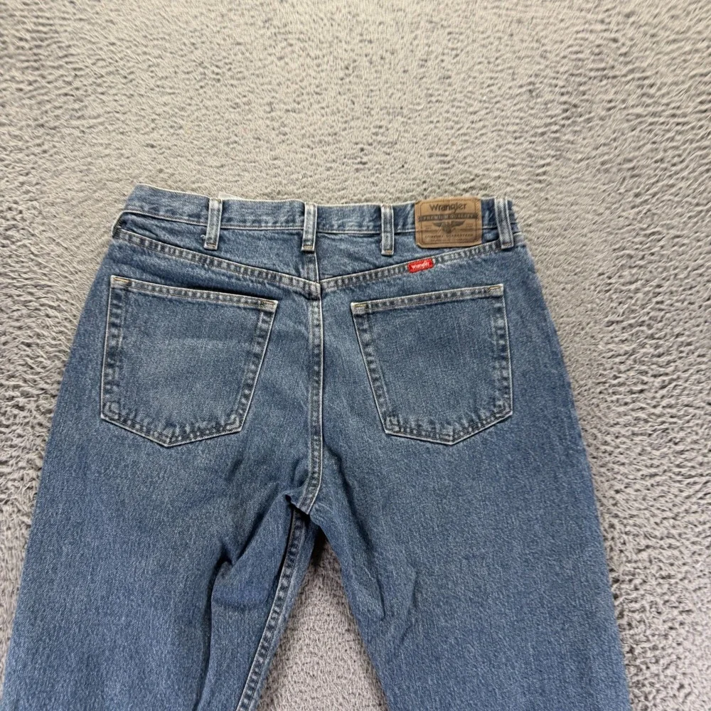Wrangler Jeans Men's 34x30 Blue Cotton Denim Straight Streetwear Workwear Travel